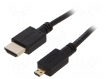 Cable | HDMI plug,micro HDMI plug | PVC | HDMI 2.0 | 4K,UHD 2160p