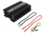 Converter: DC/AC | 1300W | Uout: 230VAC | 10.5&divide;15.5VDC | 255x160x70mm