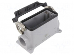 Enclosure for connectors: HDC | size 77.27 | with latch | M25