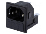 Connector: AC supply | socket | male | power supply | 10A | 250VAC