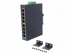 Switch Ethernet | unmanaged | Number of ports: 8 | 12&divide;48VDC | RJ45