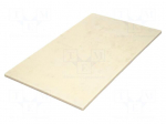 Sheet | Dim: 610x1000mm | Thk: 20mm | natural | 0.61m2
