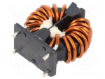 Inductor: wire with current compensation | THT | 1.1mH | R: 2.3m&Omega;