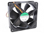 Fan: DC | axial | 12VDC | 120x120x38mm | 234.4m3/h | 48dBA | ball | 24AWG