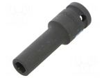 Socket spanner,impact | HEX 10mm | 1/2" | Socket bit length: 80mm
