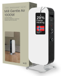Mill | Heater | AB-H1000MEC | Oil Filled Radiator | 1000 W | Number of power levels 3 | Suitable for rooms up to 12-16 m&sup2; | White