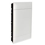 LEGRAND 3X18M FLUSH CABINET WHITE DOOR E + N  TERMINAL BLOCK FOR DRY WALL