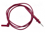 Test lead | 20A | probe tip,angular banana plug 4mm | Urated: 1kV
