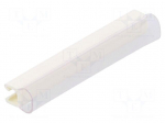 Markers | Marking: empty | 2.4&divide;3mm | PVC | white | -30&divide;60&deg;C | push-in