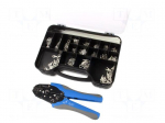 Tools set: designed for terminal crimping | box | 0.5&divide;10mm2