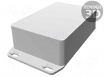 Enclosure: multipurpose | X: 77mm | Y: 112mm | Z: 42mm | 1590W | aluminium
