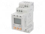 Meter: relay | digital | for DIN rail mounting | LCD | 3 digit | 230VAC