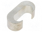 Connector: C shape crimp | copper | 185mm2 | tinned