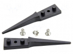 Kit of tips | Blade tip shape: flat,rounded | Tweezers len: 40mm
