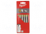 Hacksaw blade-set | wood,laminate,chipboard,jigsaw | 105mm | 5pcs.