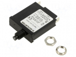Circuit breaker | Urated: 240VAC | 28VDC | 10A | SPST | Poles: 1 | screw