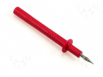 Measuring tip | 32A | 1kV | red | Tip diameter: 4mm | Socket size: 4mm
