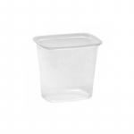 Salātu trauki, PP, 500ml, caurspīdīgi, 100 gab.