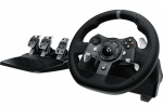 Logitech G920 Driving Force Steering Wheels & Pedals, for Xbox Series X|S /Xbox One/PC, Black