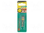 Screwdriver bit | 6-angles socket | 1/4" | HEX 8mm