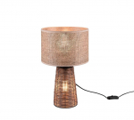 Trio Straw table lamp 2xE27 brown/rattan gaismeklis R50972026 4017807133783