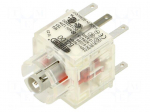 Contact block | Illumin: yes | IP00 | Contacts: NC x2 | 3mm | -30&divide;70&deg;C