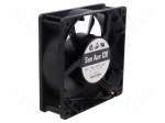 Fan: DC | axial | 24VDC | 120x120x38mm | 200.4m3/h | 46dBA | ball | 3100rpm