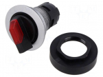 Switch: rotary | 22mm | Stabl.pos: 3 | depending on the holder | IP65