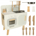 LULILO Wooden Kitchen with Retro Accessories