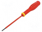 Screwdriver: insulated | slot | 3x0.5mm | Blade length: 100mm | 1kVAC