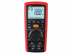 Meter: insulation resistance | LCD | (6000) | R range: 1&Omega;&divide;10M&Omega;