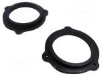 Spacer ring | MDF | 165mm | Mercedes | impregnated | 2pcs.