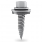 Self-tapping screw 6x25mm, stainless steel with EPDM, for PV panels mounting, 4000pcs
