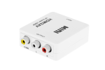 Koaksiaalkaablid 75 &Omega;, 50 &Omega; ja teleri tarvikud // Koaksiaalkaablite pistikud, tarvikud ja t&ouml;&ouml;riistad // Konwerter sygnału gniazdo HDMI - gniazdo AV - CHINCH CVBS + AUDIO