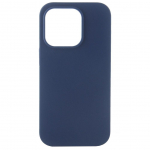 Back panel cover Evelatus Apple iPhone 14 Plus 6.7 PPremium Soft Touch Silicone Case Deep Navy