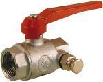 Ball valve FF 11/2'' with air vent Rastelli