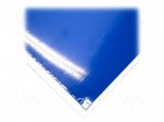 Mat: floor | contamination control | Thk: 6.5mm | blue | W: 0.6m | L: 0.8m