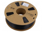 Filament: ASA | 1.75mm | black | 230&divide;250&deg;C | 1kg | Table temp: 80&divide;120&deg;C