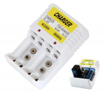 Universaalne akulaadija | AA, AAA ja 6F22 9V | 100V&ndash;240V | LC28