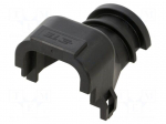 Cable hood and fastener | AMPSEAL | PIN: 23 | IP69 | straight | black
