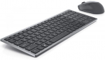 Computer keyboard Dell  KM7120W Keyboard and Mouse Set, Wireless, Batteries included, EN/LT, Titan Gray