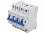 Circuit breaker | 230/400VAC | Inom: 16A | Poles: 3+N | Charact: C | 10kA