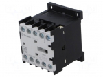 Contactor: 4-pole | NC + NO x3 | 24VAC | 12A | for DIN rail mounting