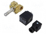 Electromagnetic valve | G 1/2" | brass | FKM | Valve: 2/2 NC | 24VDC