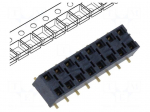 Connector: pin strips | socket | female | PIN: 16 | vertical | SMT | 2x8