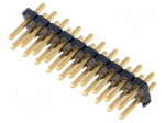 Connector: pin strips | pin header | male | PIN: 10 | straight | THT