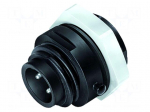 Connector: circular | 600V | 16A | PIN: 4 | socket | male | screw terminal