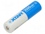 Re-battery: Li-Ion | 18650,MR18650 | 3.6V | 3500mAh | &Oslash;18.4x69mm | 10A