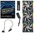 Lian Li UNI FAN SL Wireless ARGB PWM Fan, 3-Pack incl. Controller - 120 mm, black