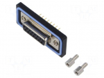 Connector: D-Sub | 5A | socket | female | PIN: 15 | straight | for cable